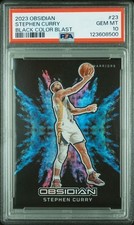 2023-24 Obsidian STEPHEN CURRY Color Blast PSA 10 Gem Mint Pop 17