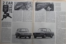 Original 1970 Autocar extract mag Twin Test: ROVER 2000 SC P6 v TRIUMPH 2000 Mk2