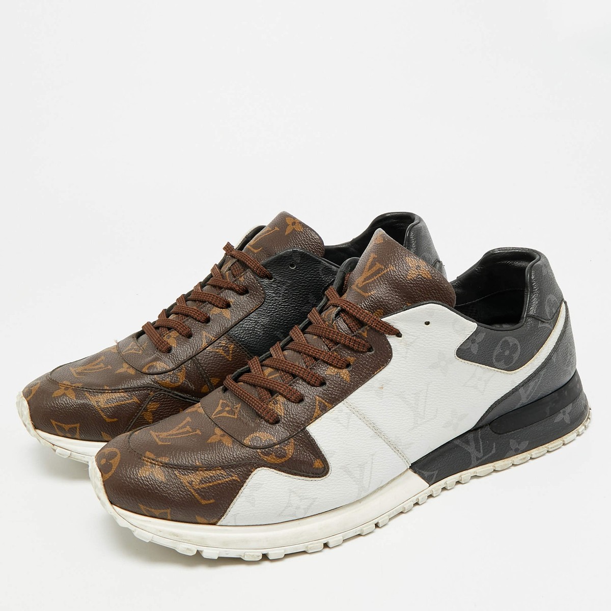 Louis Vuitton Run Away Size 45 Multicolor Monogram Canvas Low Top