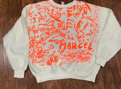 Vntg 80s KEITH HARING Aop Print VA-HO Tag Sweatshirts 