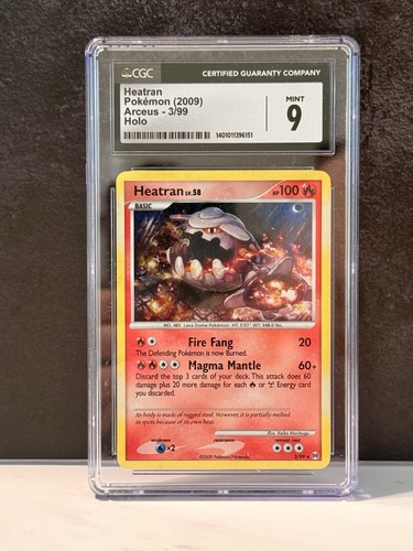 Heatran graded CGC 9 for sale on eBay