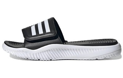 Alphabounce Slide Adidas 'Black White' - GY9415 Size