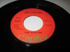 THE BEATLES AND I LOVE HER / IF I FELL 45 7" NM US CAPITOL ORANGE LABEL VINYL