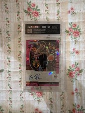 Grant Riller Rookie Auto Card #PA-GR Pink Ice Prizm 2020 Prizm Draft VANITY SLAB. rookie card picture