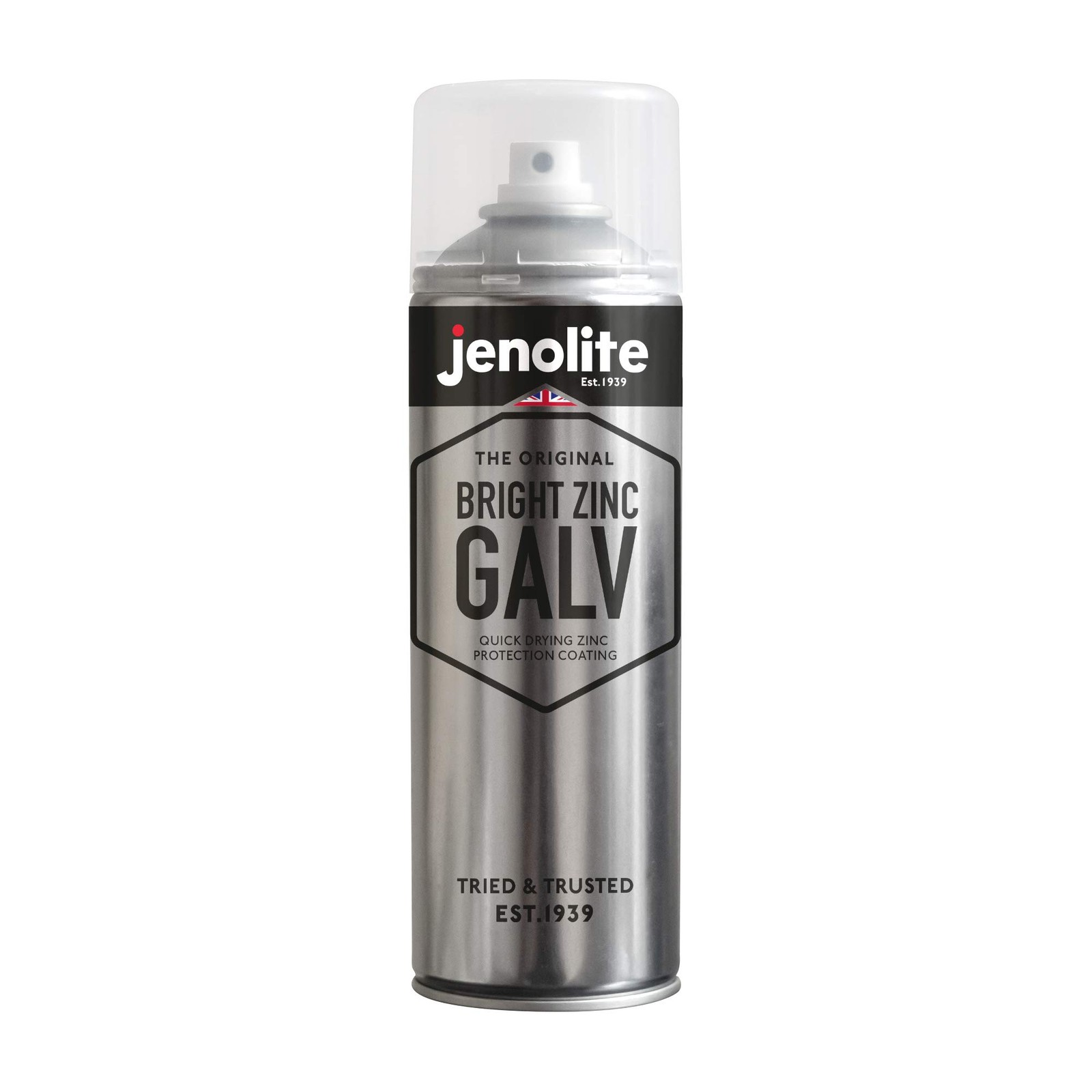 Bombe de peinture galvanisée au zinc brillant peinture aérosol apprêt finition métaux