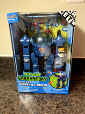 Cartoon Network Dexter's Laboratory Batt Op Walking Robot 2000 MIB Still Sealed 