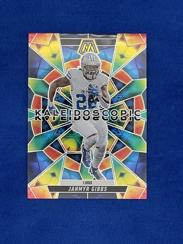 Jahmyr Gibbs #4 2025 Panini Mosaic Kaleidoscopic card