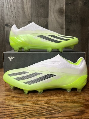adidas X Crazyfast.1 Laceless FG Soccer Cleats Men's Size 5 White
