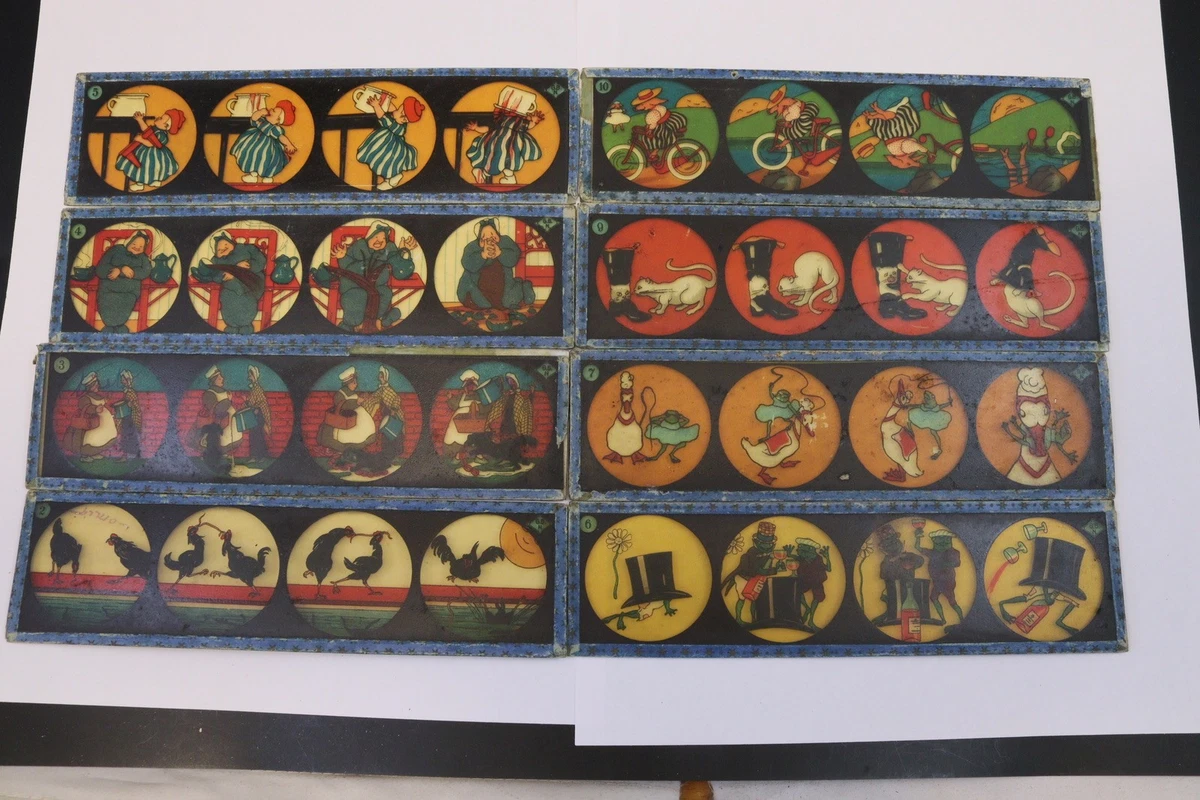 Plaque Pour Lanterne Magique Ancienne | Verre | Fabriqué En France