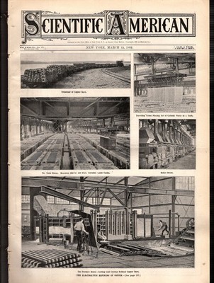 1902 Scientific American March 15 - Atbara Bridge; Bataclan French horse, Copper