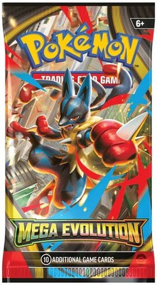 Pokemon Cards - Mega Evolution - BOOSTER PACK [10 Cards] - New Sealed | eBay