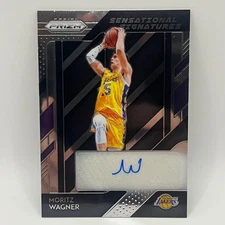 2018-19 Panini Prizm Sensational Signatures Moritz Wagner #MWG LAL