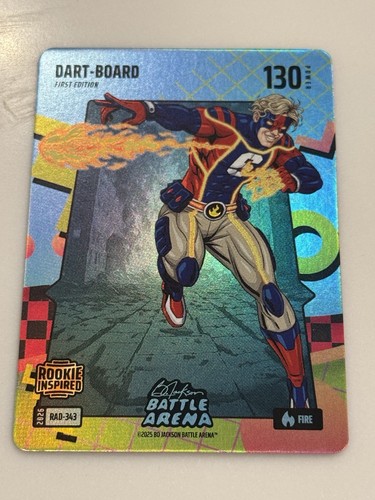 2026 Bo Jackson Battle Arena DART-BOARD JAXSON DART #RAD-343 Foil 80'S BRAWL🔥🔥