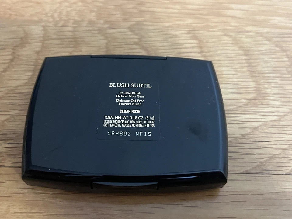 LANCOME BLUSH SUBTIL CEDAR ROSE Powder Blush FULL SIZE New 0.18 Oz 5.1g - Image 2 of 3