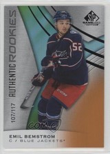 2019 SP Game Used Authentic Rookies Orange Rainbow /117 Emil Bemstrom #196 3h1