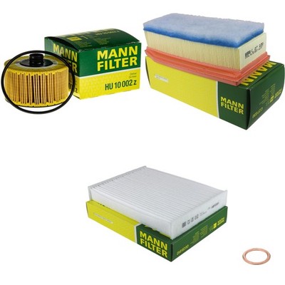 MANN-FILTER Inspektionspaket Filterset für Dacia Dokker 1.3 TCe 130 Lodgy 1.2