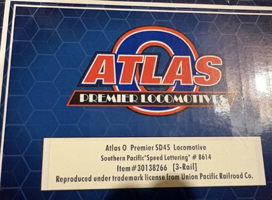 ATLAS O (MTH PREMIER) SOUTHERN PACIFIC SD45 DIESEL ENGINE PS3! O SCALE SP - Image 2 of 2