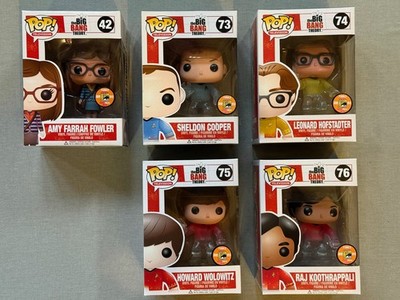 Funko Pop The Big Bang Theory SDCC 2013 1008 LE Set #42 73 74 75 76