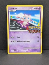 Mew 10/16 Holo Rare Stamped Pokemon TCG Rumble Promo 2009 Vintage MP