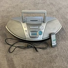 Vintage Panasonic Stereo Boombox RX-ES20 AM/FM Radio Cassette CD Player W REMOTE