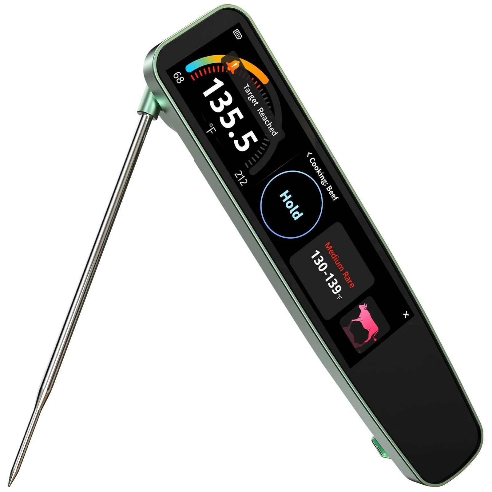 Digital Kitchen Thermometer for Cooking, 0.5-Second Instant Read Meat Thermom...