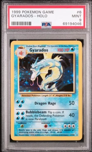 Gyarados 006/102 Base Set Holo PSA 9