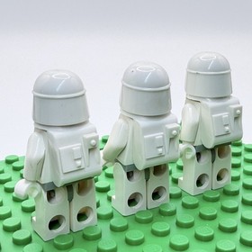 Lego Star Wars Hoth Snowtrooper Set 4504 2004 Minifigures Lot of 3 sw0115
