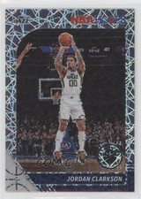 2019 Panini NBA Hoops Premium Stock Silver Lazer Prizm Jordan Clarkson #33 h3a