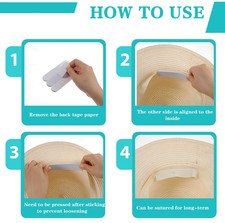 30PCS Self Adhesive Hat Size Reducer Foam Tape - Hat Inserts to Make Fit Smal...