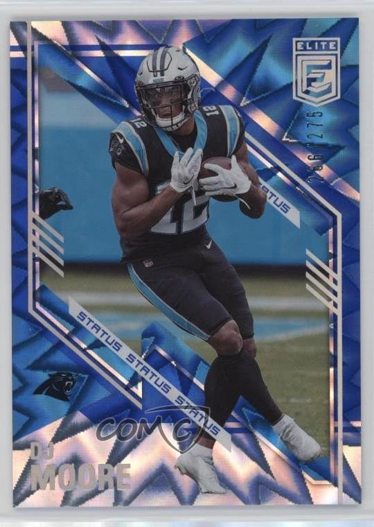 2021 Panini Donruss Elite Status Explosion 266/275 DJ Moore #80 13h9