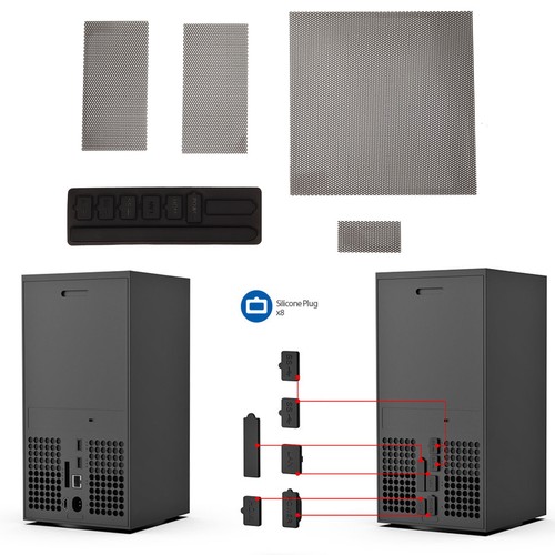 Dust Filter Heat Resistant Simple Installation Replacement Silicone Dust Pro SAL - Afbeelding 3 van 22
