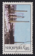 TIMBRE ALBANIE 1971  ALBANIA STAMP  Shqiperia "Industrie des usines" REF W 95