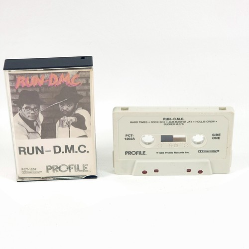 Run DMC 3 Rap Cassette Lot King Of Rock, Tougher Than Leather, Self Titled EUC - Picture 7 of 14
