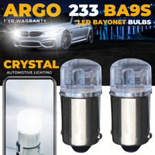 2x 233 Led 12v Bayonet Cap 360 Ba9s T4w Xenon White 6000k Hid Side Light Bulbs