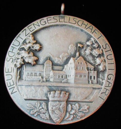 Germany: Stuttgart Shooting Festival 1908 Silver Medal - Picture 2 of 2