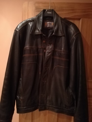 vintage short denim style retro real suede leather jean jacket