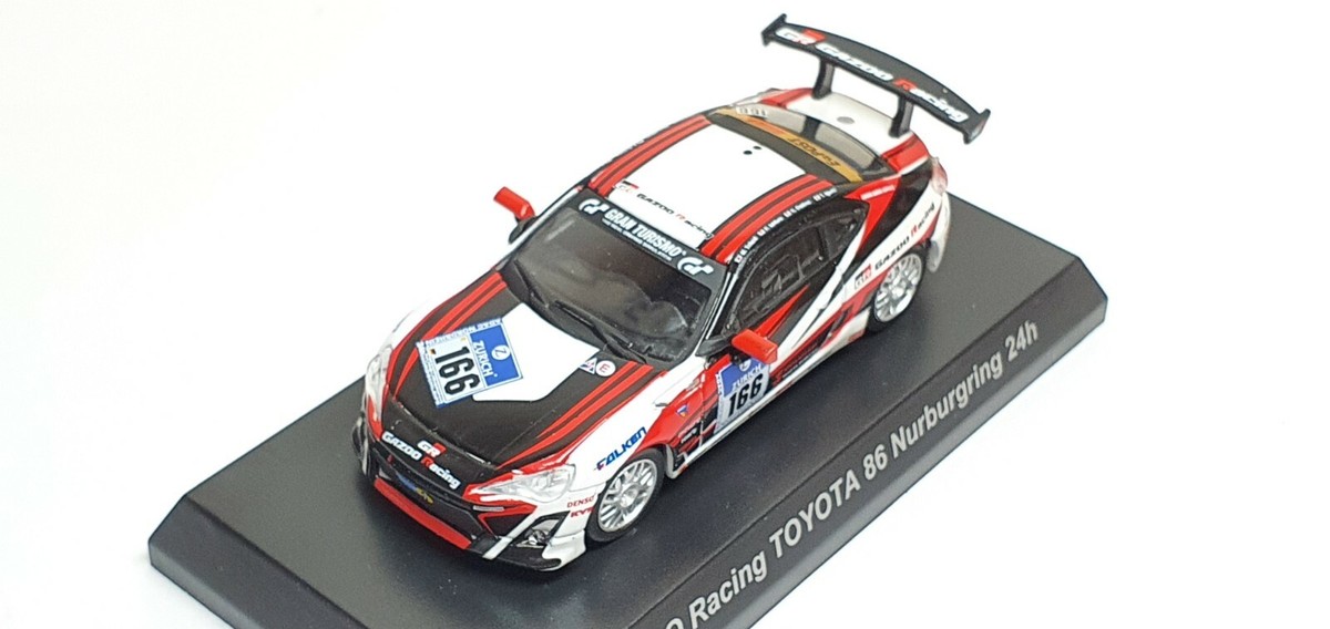 1/64 Kyosho GAZOO RACING TOYOTA 86 NURBURGRING 24H #166