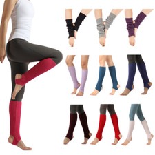 Women Latin Dance Yoga Leg Warmer Socks Knitted Stepping Foot Warm Socks