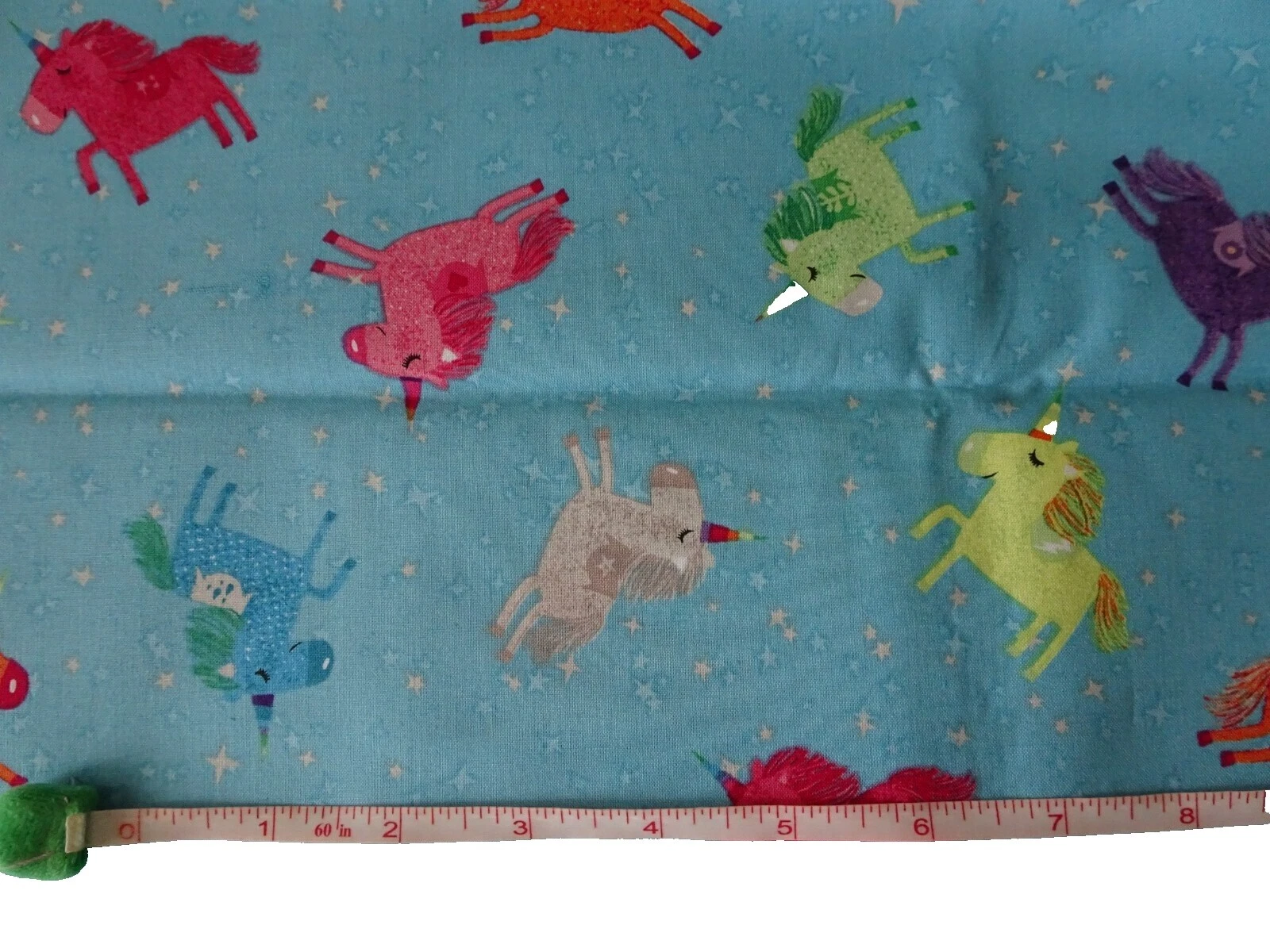 Cotton Fabric Unicorn