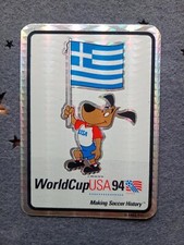 World Cup USA 1994 - Greece - Kodak Sticker - 9 x 6 cm