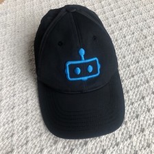 Jobot AI job search black Strapback Baseball Hat Cap Adjustable