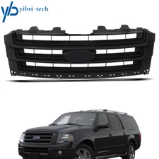 Fit For Ford Expedition 2015-2017 Front Upper Grille Grill Matte Black FL1Z8200B