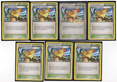 Pokemon COMPLETE SET of Champions Festival XY91 World Champs 2015