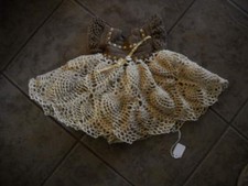 Beautiful NEW Hand-Crocheted Dress Baby Girl HI-343