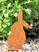 Edelrost Hase Anton Osterhase Osterdeko Ostern Deko Hase Gartendeko Metall