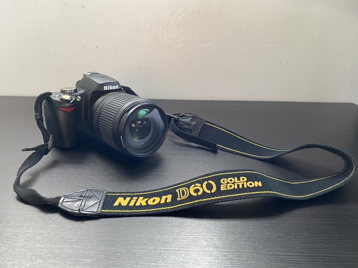 Nikon D D60 10.2MP Digital SLR Camera - Black (Kit w/ AF-S DX VR