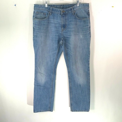 C\u0026A Mens Regular Fit Straight Leg Mid 