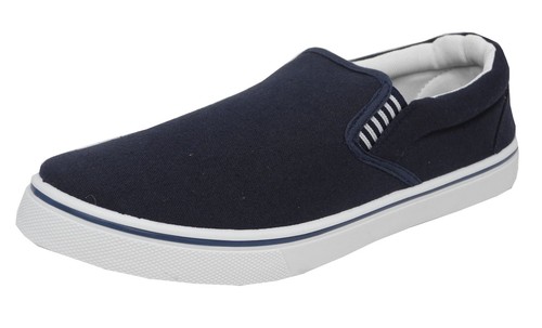 black canvas deck shoes