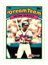 1989 Topps Kmart Dream Team #2 Ron Gant Atlanta Braves