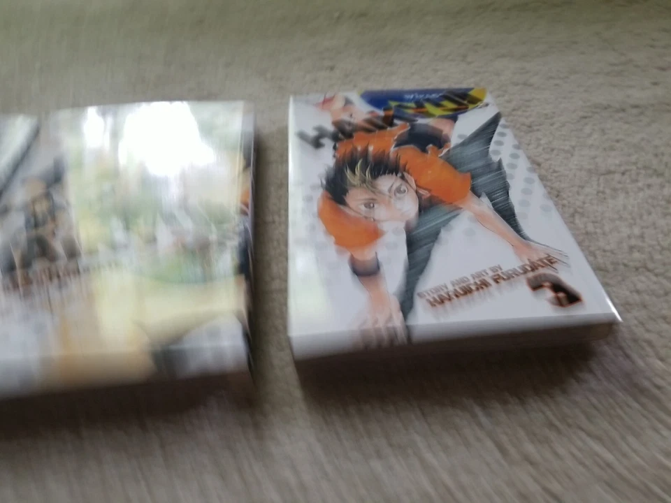 Haikyu!! 1, 2, 3 Manga English Volleyball Sports Shonen Jump Viz - Y527 - Image 3 of 4